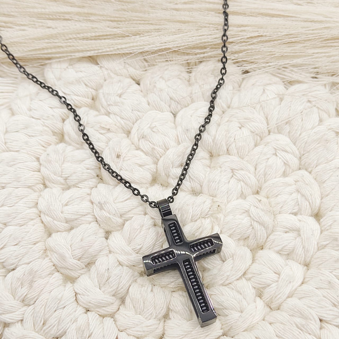 GARGANTILLA CRUZ MP ACERO