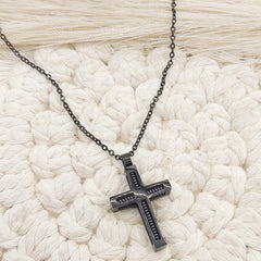 GARGANTILLA CRUZ MP ACERO