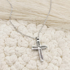 GARGANTILLA CRUZ MP ACERO