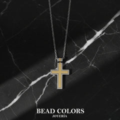 GARGANTILLA CRUZ MP ACERO