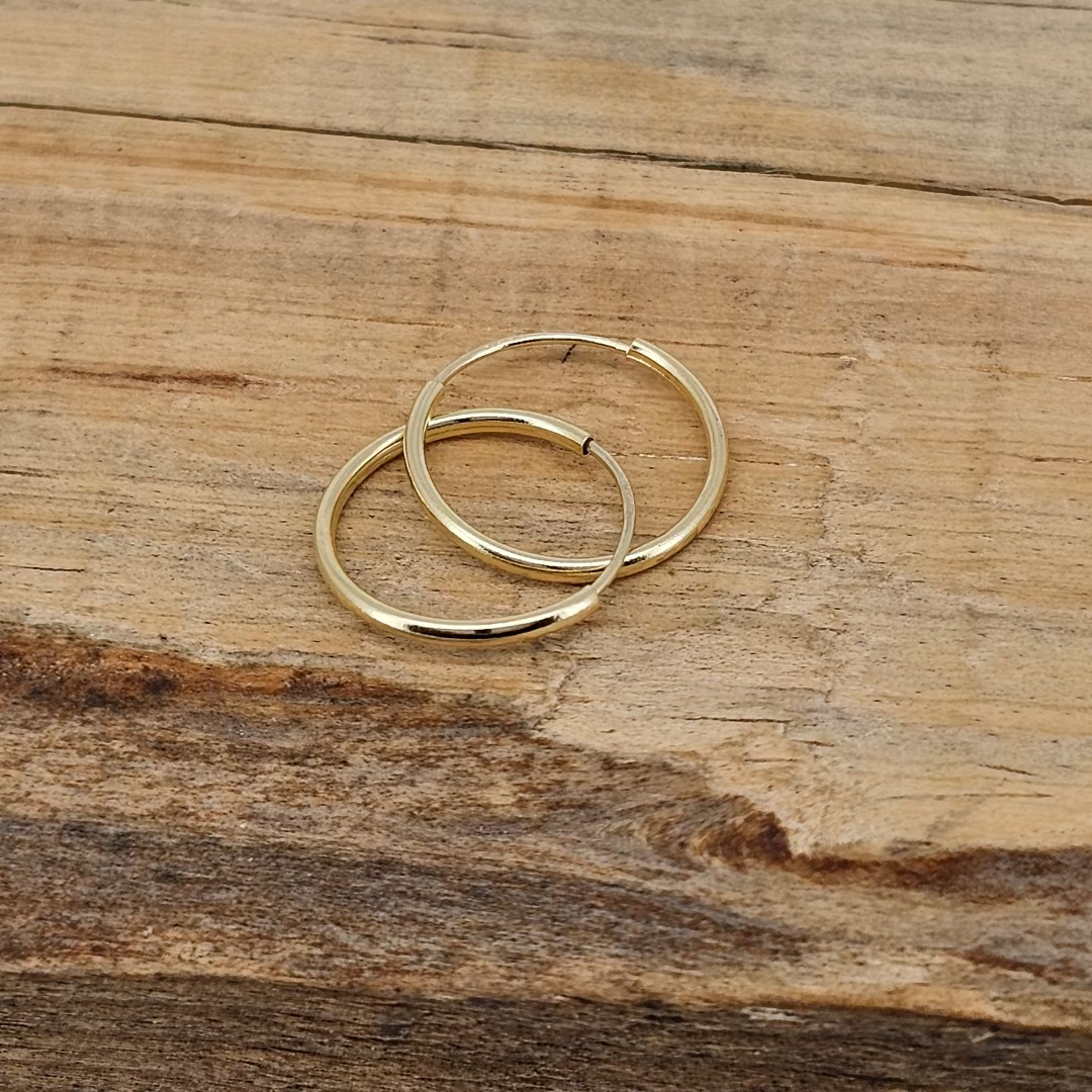 ARRACADA 1.4 CM ORO 10K