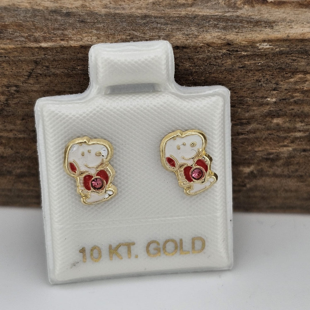 BROQUEL SNOOPY ORO 10K
