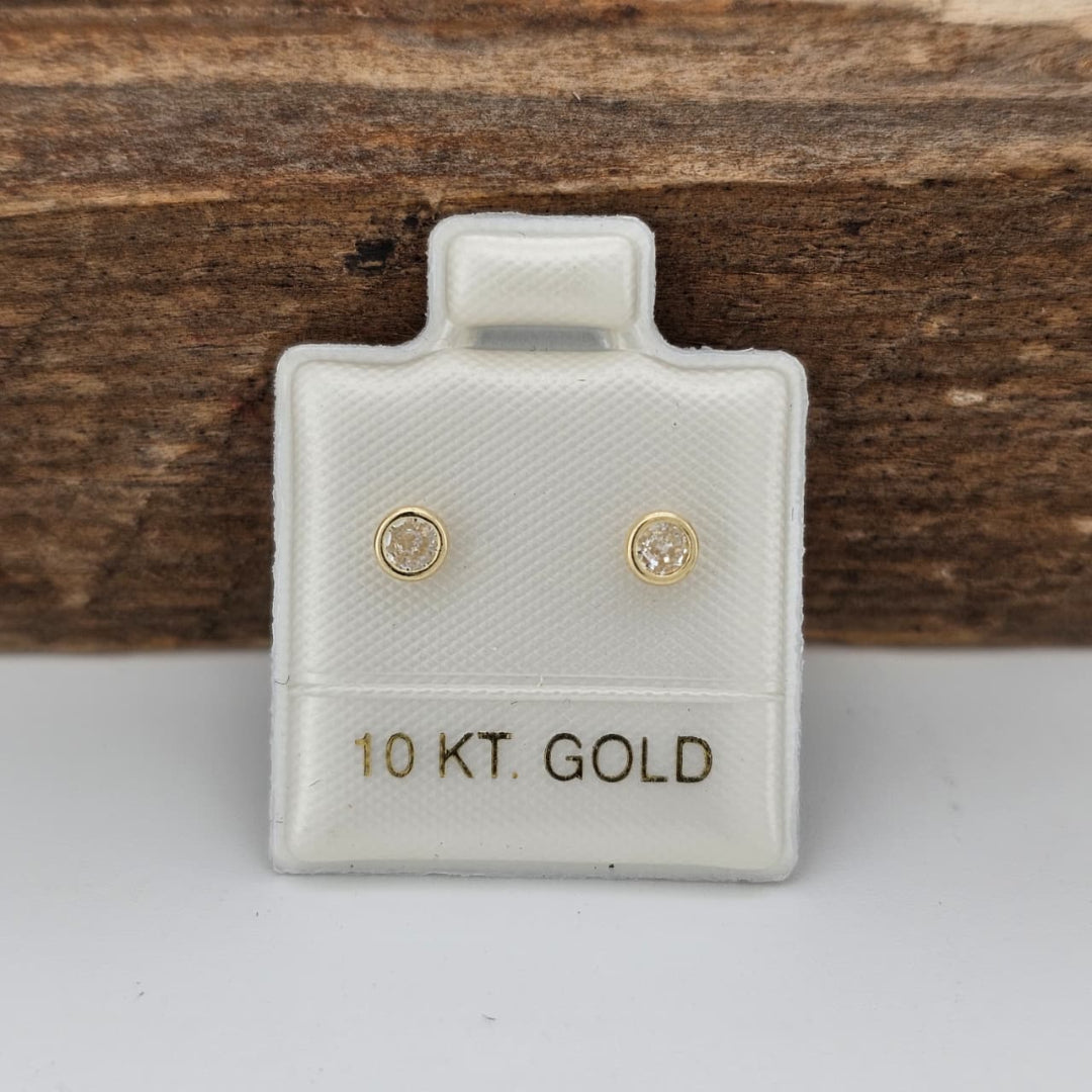 BROQUEL BISEL #3 ORO 10K