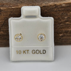 BROQUEL BISEL #4 ORO 10K