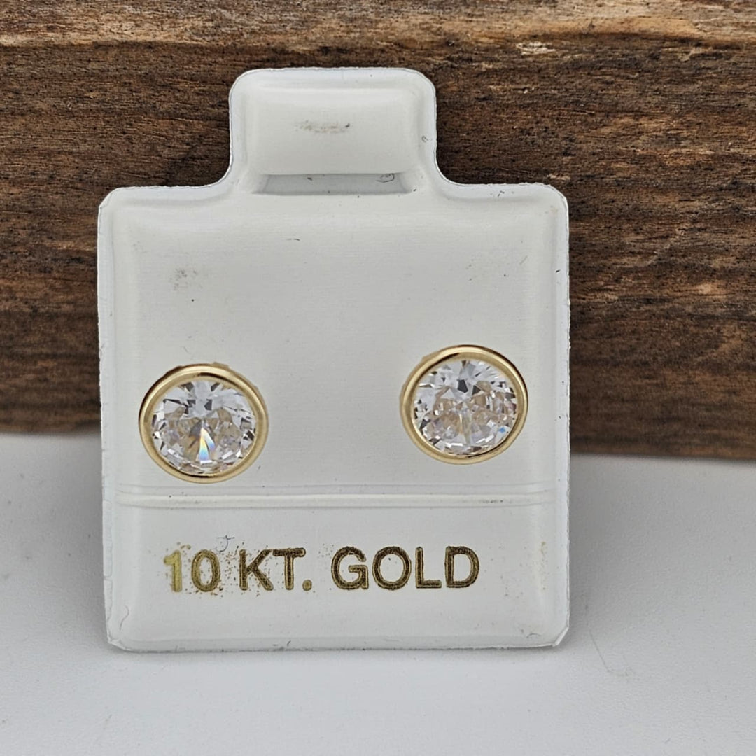 BROQUEL BISEL #6 ORO 10K