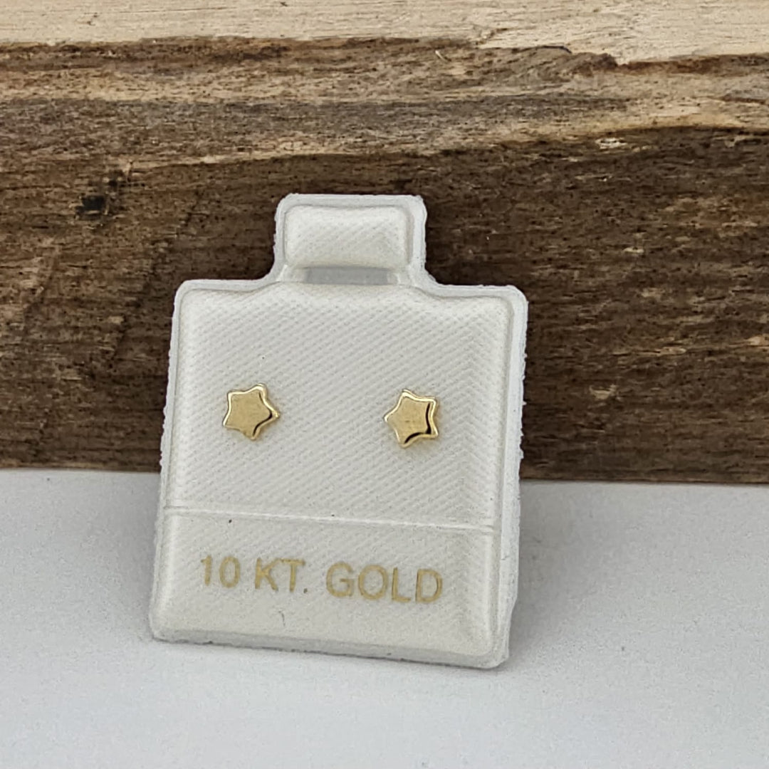 BROQUEL ESTRELLA MINI ORO 10K