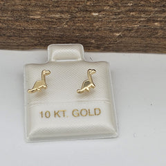 BROQUEL DINO BEBE ORO 10K