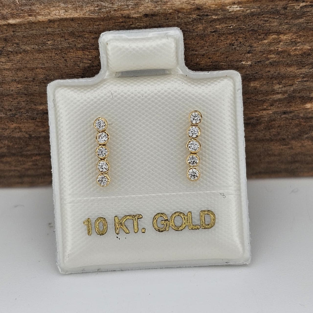 BROQUEL BARRA BISEL ORO 10K
