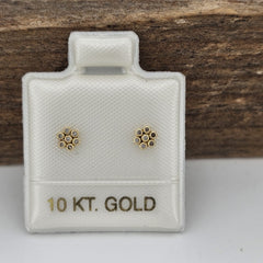 BROQUEL ROSETA ORO 10K