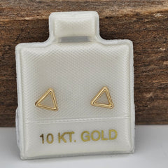 BROQUEL TRIANGULO RESAQUE ORO 10K