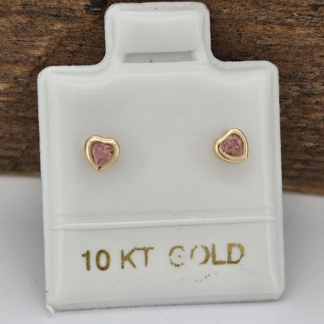 BROQUEL CORAZON BISEL #3 ORO 10K