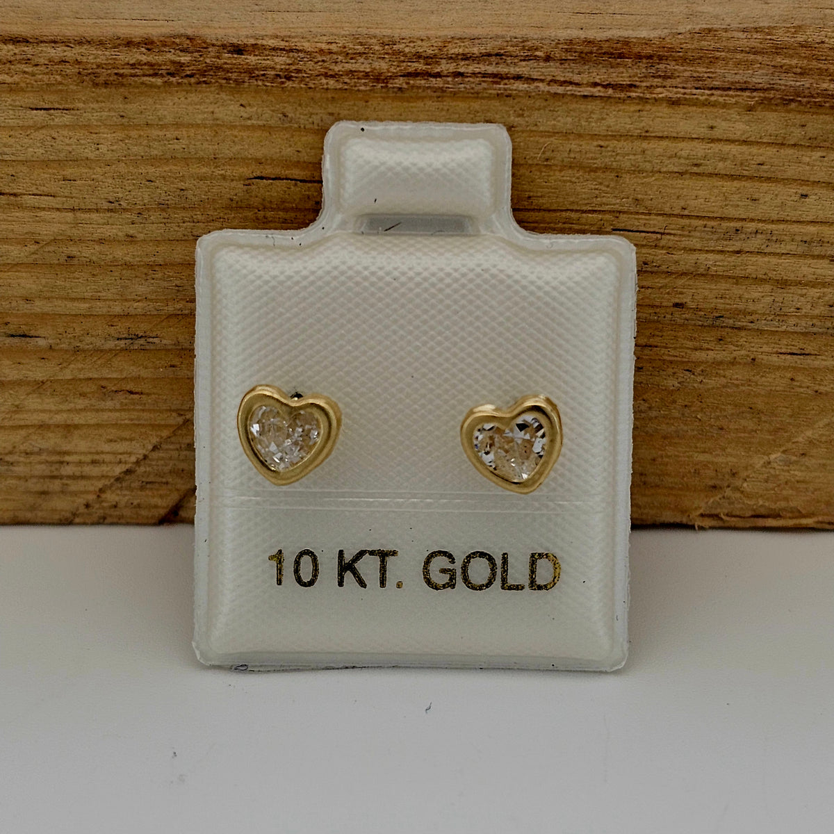 BROQUEL CORAZON BISEL #5 ORO 10K