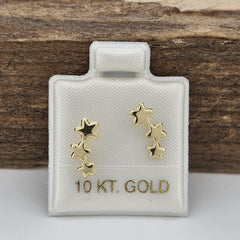 BROQUEL TRIPLE ESTRELLA ORO 10K