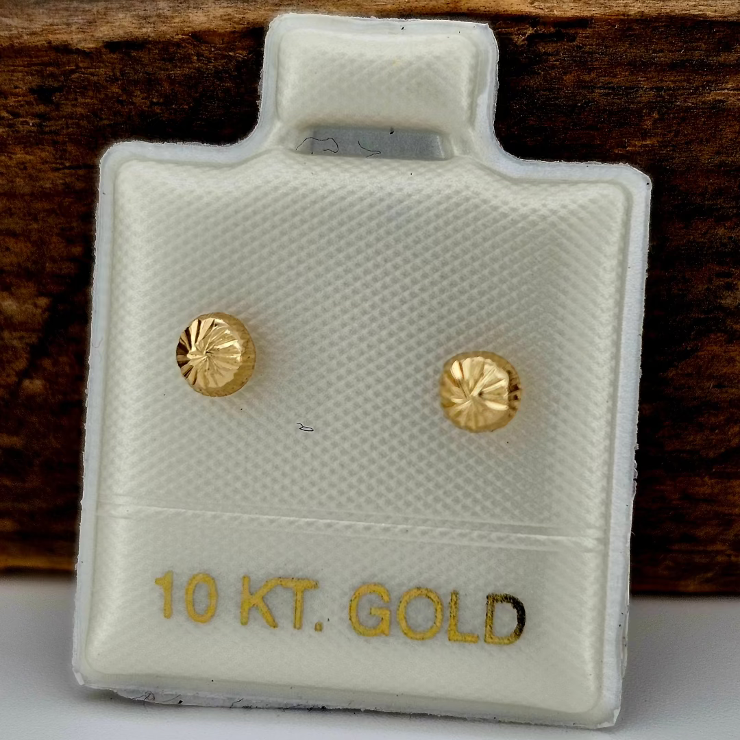 BROQUEL HONGO 2 ORO 10K