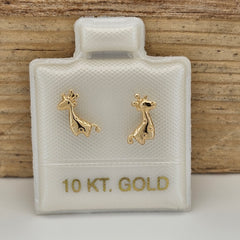 BROQUEL JIRAFA ORO 10K