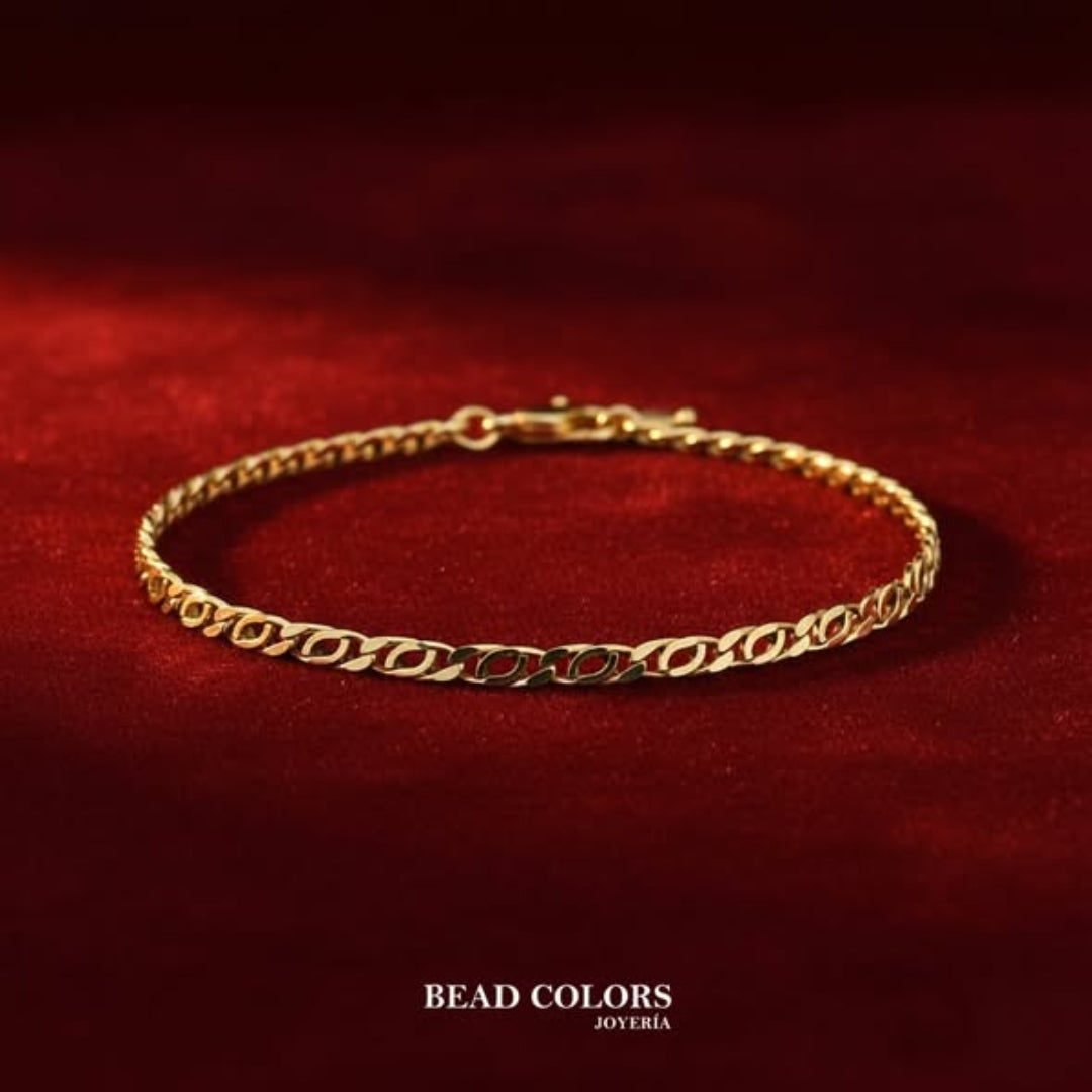 PULSO OJO POLLO 21 CM ORO 10K