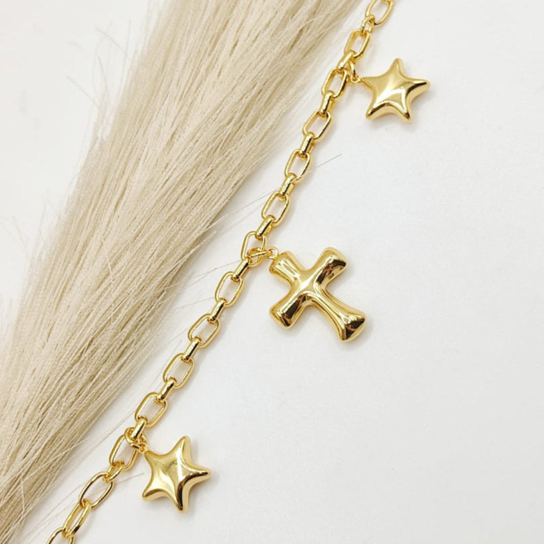 PULSO CRUZ ESTRELLA ACERO