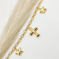 PULSO CRUZ ESTRELLA ACERO