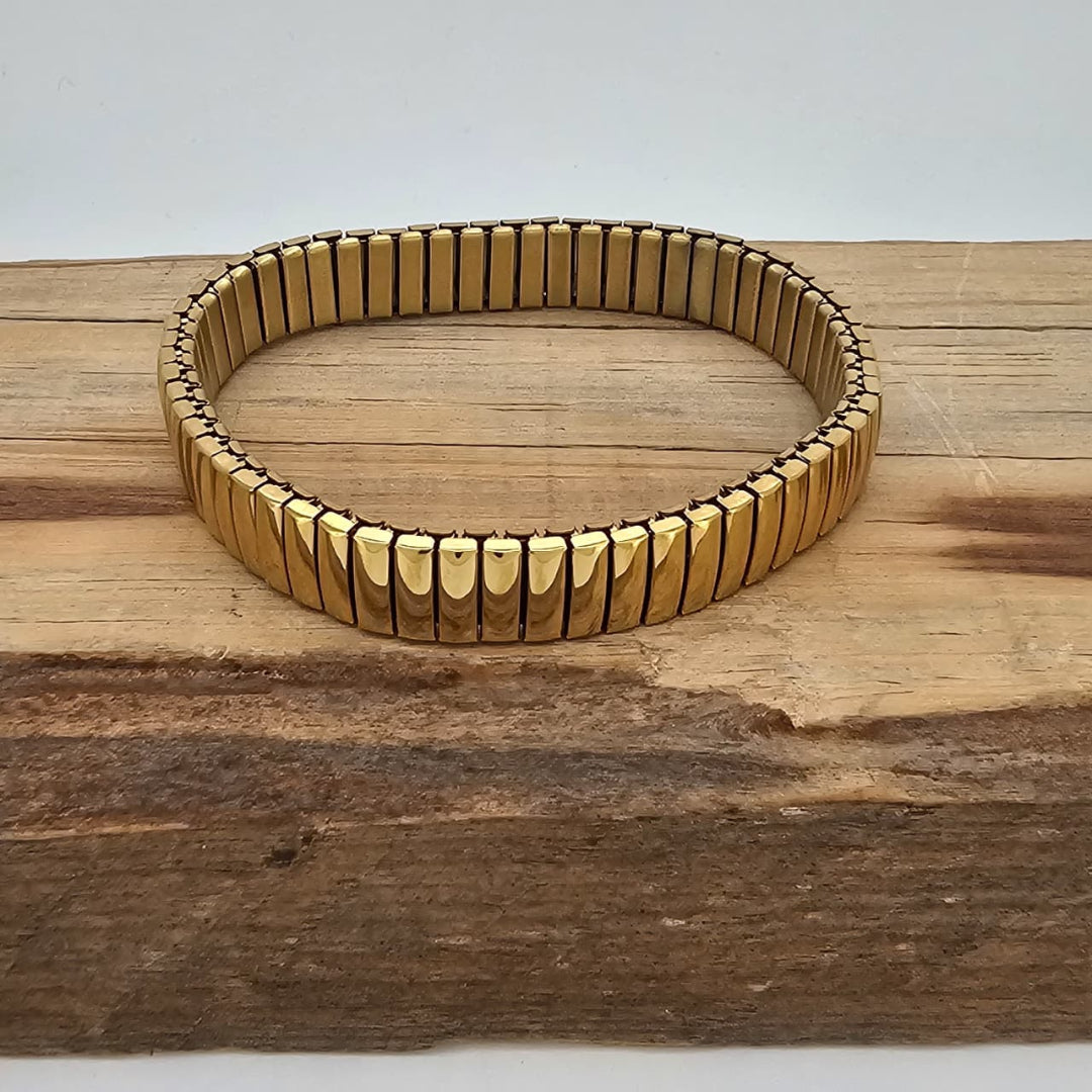BRAZALETE ITALIANO DORADO