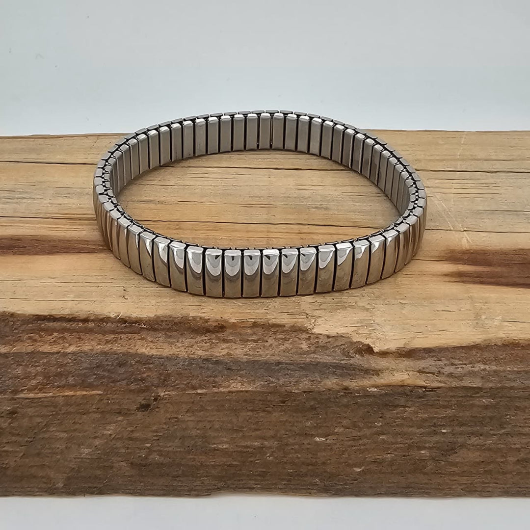 PULSO ITALIANO PLATEADO ACERO