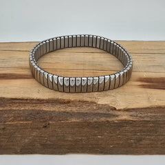 PULSO ITALIANO PLATEADO ACERO