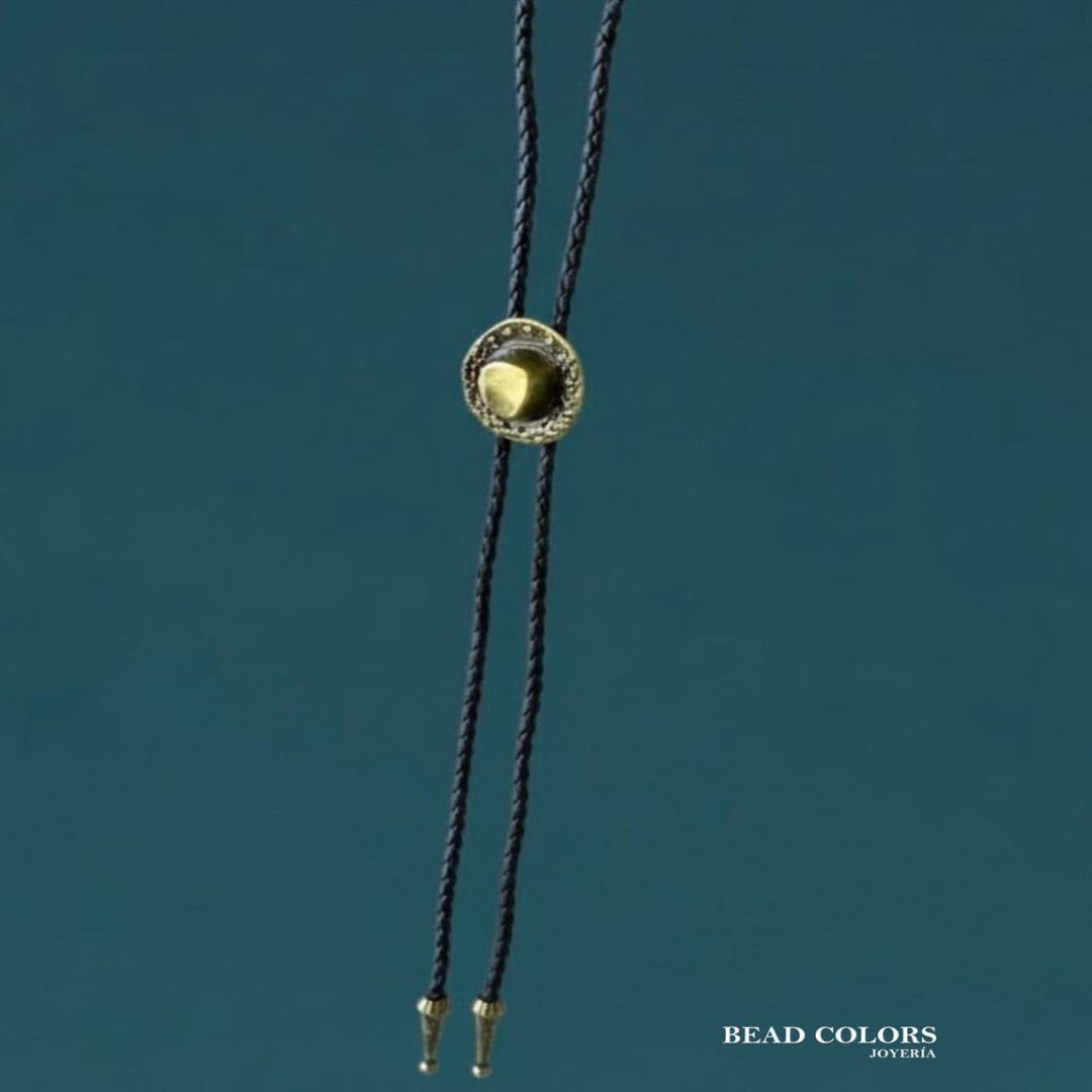 GARGANTILLA ACERO SOMBRERO NEGRO