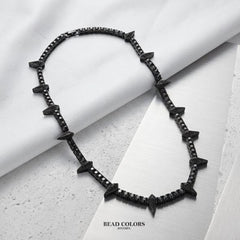GARGANTILLA ZIRCONIA 50 CM ACERO