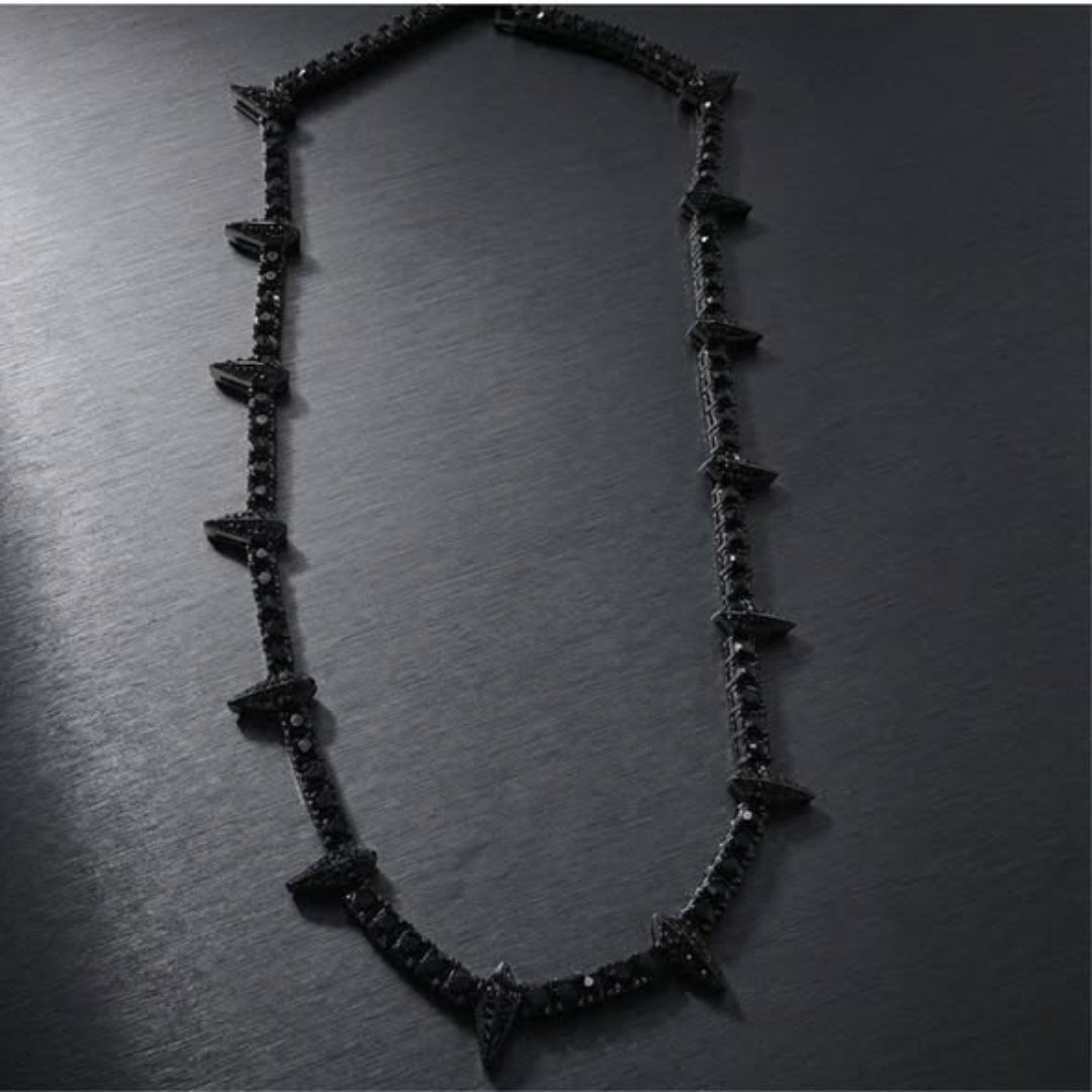 GARGANTILLA ZIRCONIA 50 CM ACERO