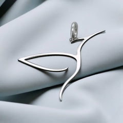 DIJE COLIBRÍ CONTORNO PLATA .925