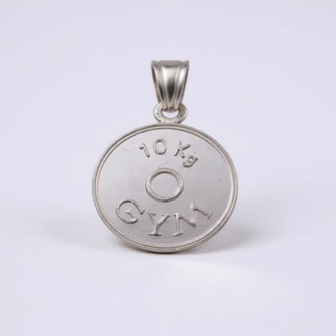 DIJE DISCO GYM PLATA .925