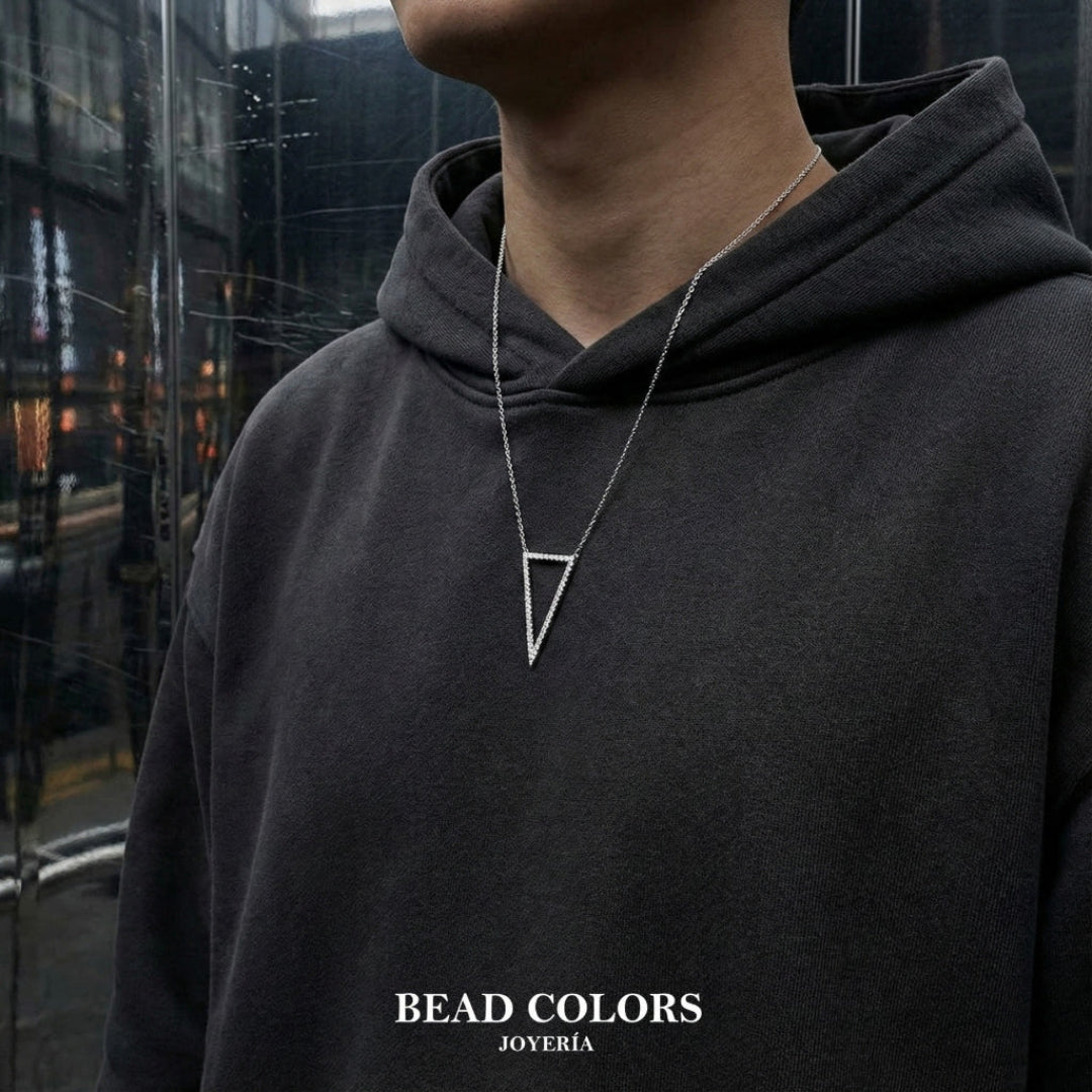 GARGANTILLA TRIANGULO PLATA .925