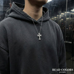 GARGANTILLA CRUZ PLATA .925