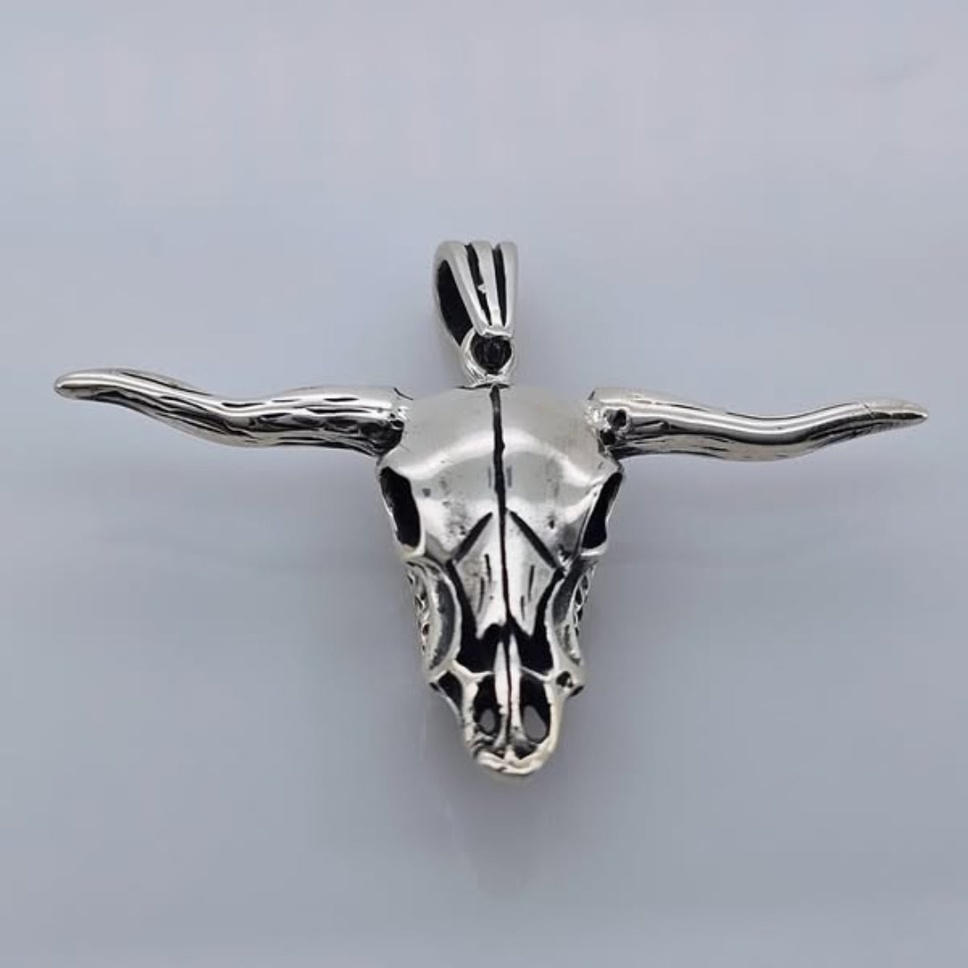 DIJE CALAVERA PLATA .925