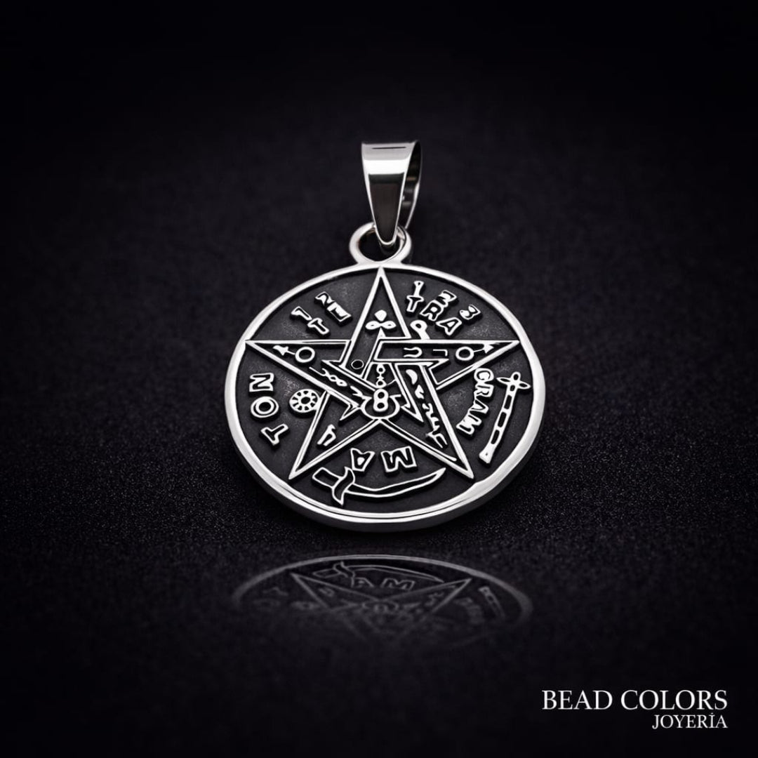 DIJE TETRAGRAMATON M PLATA .925