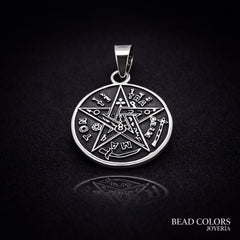 DIJE TETRAGRAMATON M PLATA .925