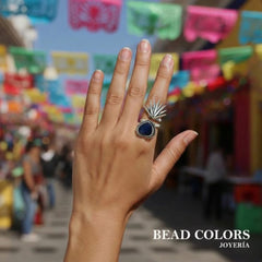 ANILLO MAGUEY/CORAZON CM PLATA .925