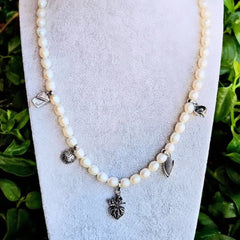 GARG. PERLA NATURAL/PLATA .925