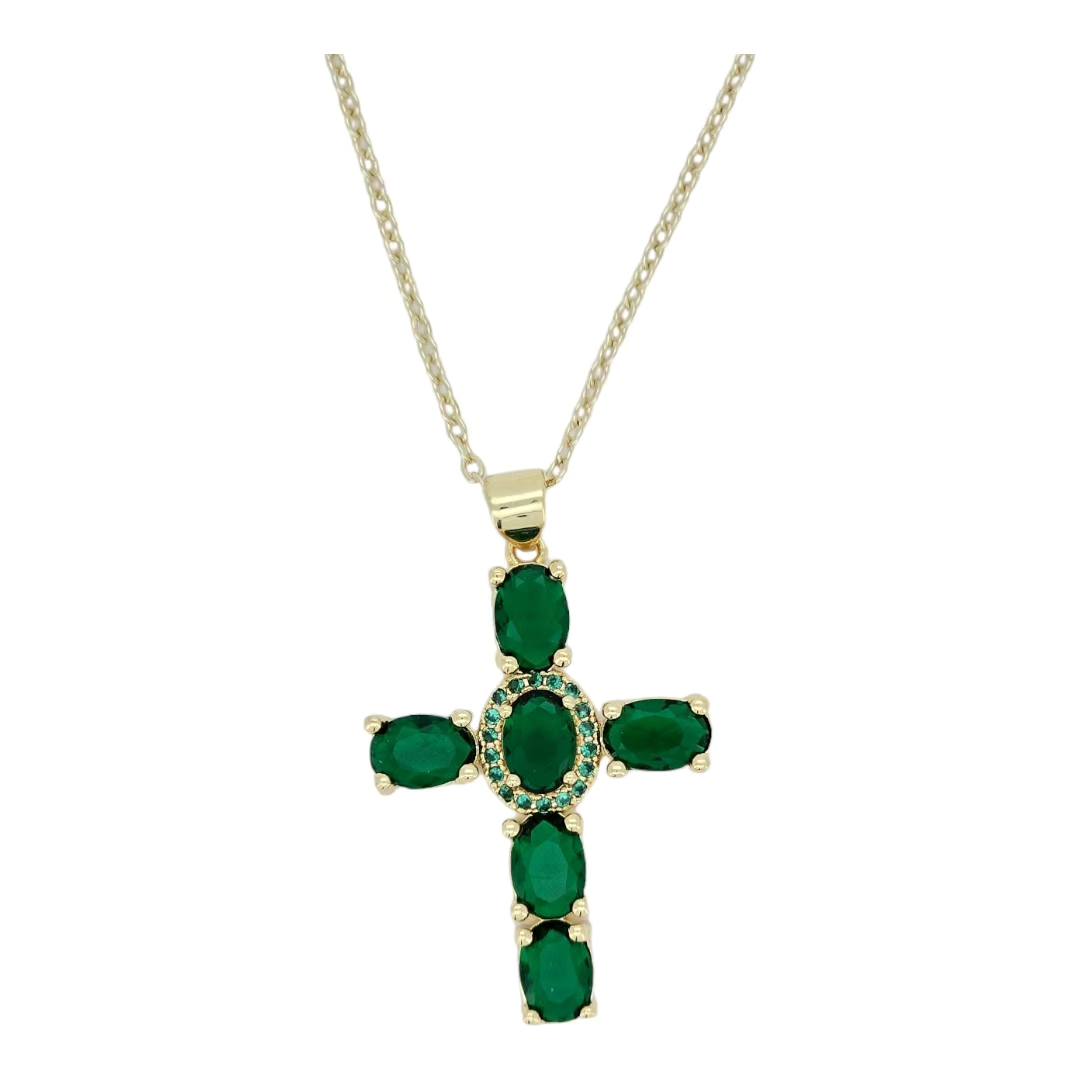 GARGANTILLA CRUZ VERDE