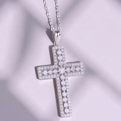 MOISSANITA GARGANTILLA PLATA .925