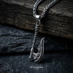 COLLAR HACHA VIKINGA ACERO