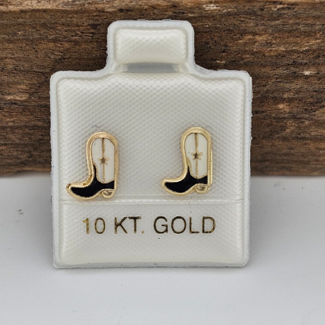 BROQUEL BOTA ORO 10K